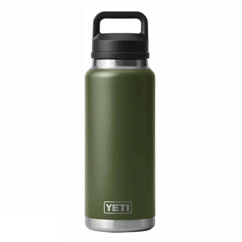 YETI Rambler 1L Bottle with Chug Cap Highlands Olive | Larry&