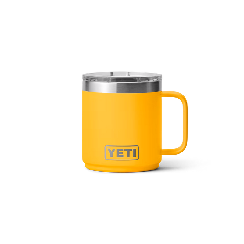 YETI Rambler Mug with Magslider Lid - 10oz Alpine Yellow | Larry&