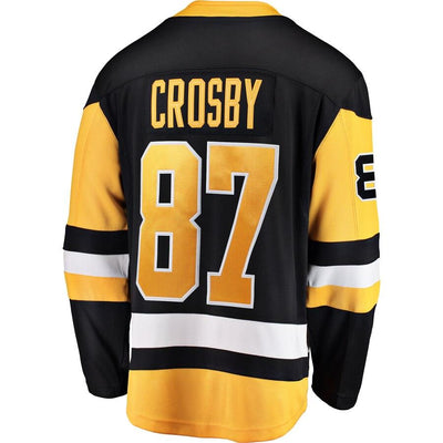 Fanatics Breakaway Pittsburgh Penguins Home Jersey- Sidney Crosby - Men's
