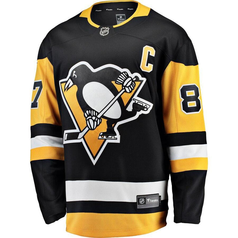 Fanatics Breakaway Pittsburgh Penguins Home Jersey- Sidney Crosby - Men&