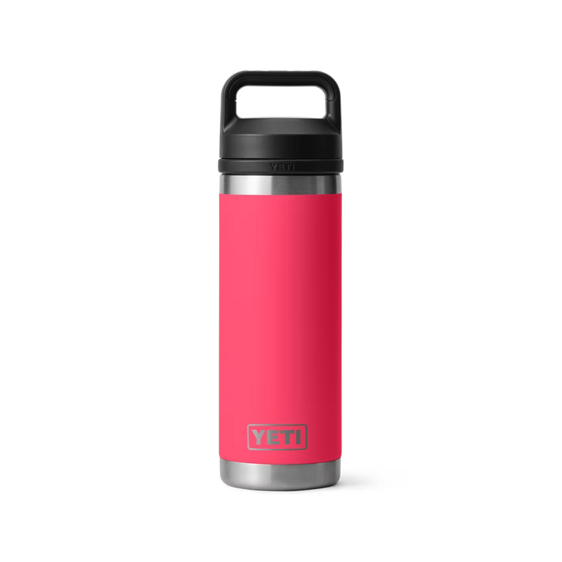YETI Rambler Bottle with Chug Cap - 18oz Bimini Pink | Larry&