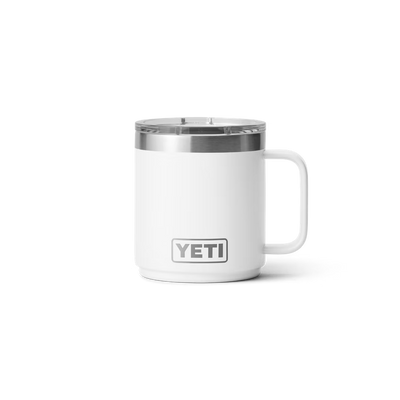 YETI Rambler Mug with Magslider Lid - 10oz White | Larry's Sports Shop