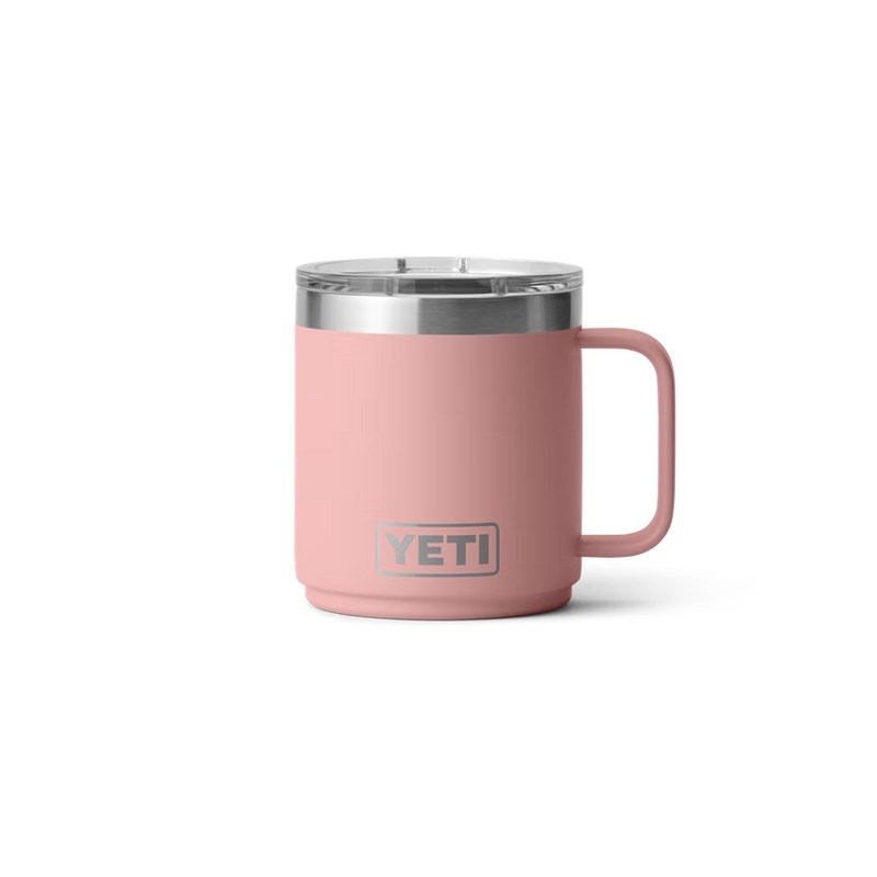 YETI Rambler Mug with Magslider Lid - 10oz Sandstone Pink | Larry&