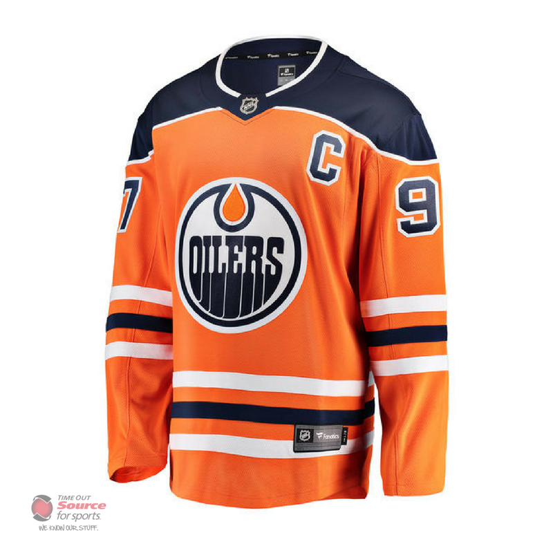 Fanatics Breakaway Edmonton Oilers Jersey - Connor McDavid - Men&