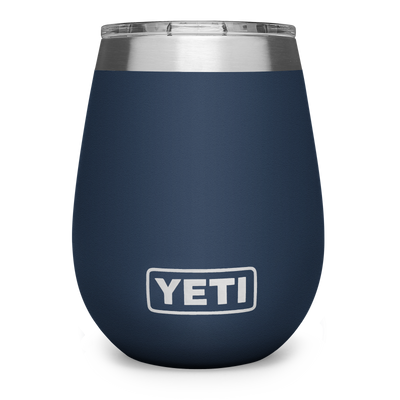 YETI Rambler 10 oz Wine Tumbler with Magslider Lid Navy | Larry's Sports Shop